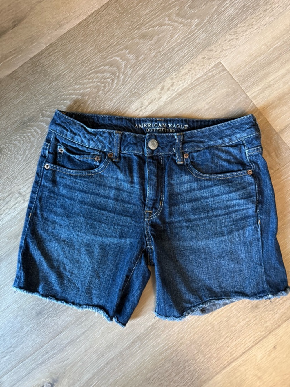 American Eagle Outfitters Indigo Denim Cutoff Shorts Size 6